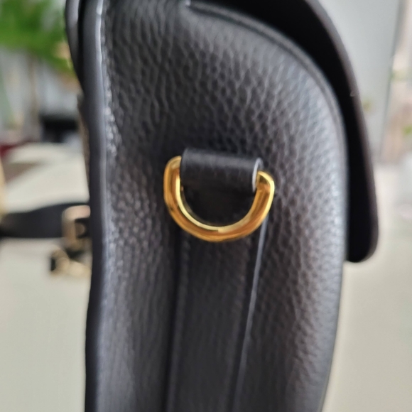 Authentic Dior Bobby Flap Bag Natural Black Grained Calfskin FREE AUTHENTICATION - Picture 5 of 16